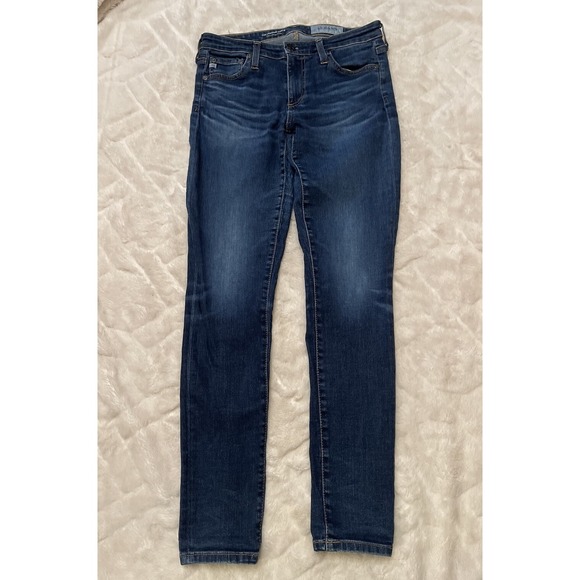 Ag Adriano Goldschmied Denim - AG Goldschmied AG-ED Denim Legging Ankle Size 27 Mid Rise Medium Wash Jeans